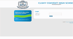 Desktop Screenshot of admissions.clunyconventschool.org